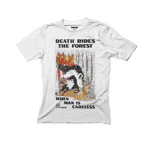 Death Rides Tee • White