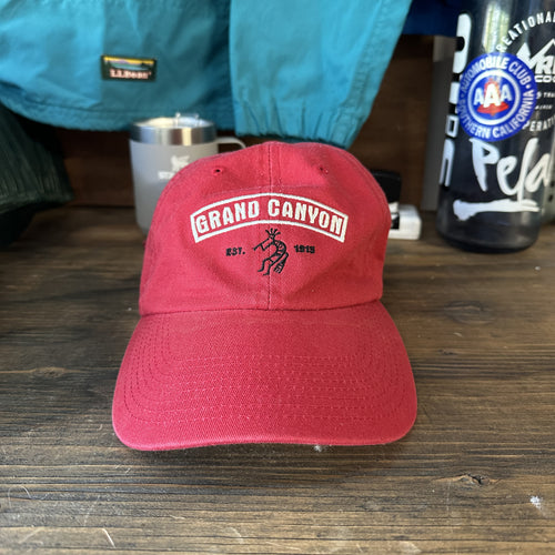 Vintage 90s Grand Canyon Dad Cap • Red